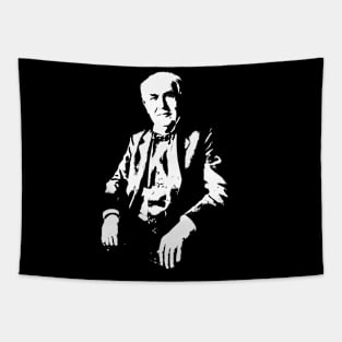 Thomas Edison Portrait Tapestry