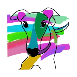 Colorful Greyhound T-Shirt