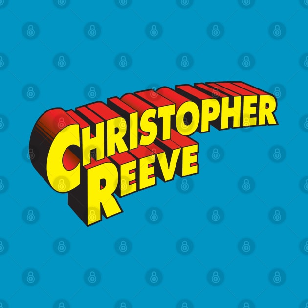 Christopher Reeve Word Logo 1 by CapedWonder Treasures