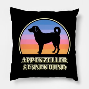 Appenzeller Sennenhund Vintage Sunset Dog Pillow