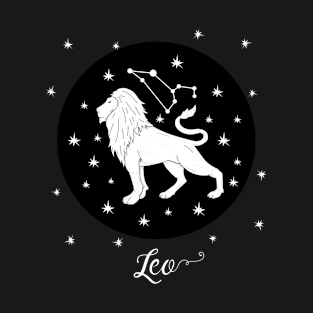 Leo Zodiac Sign Constellation T-Shirt