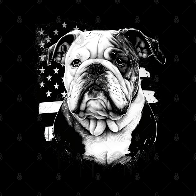 Bulldog 4th of July by JayD World