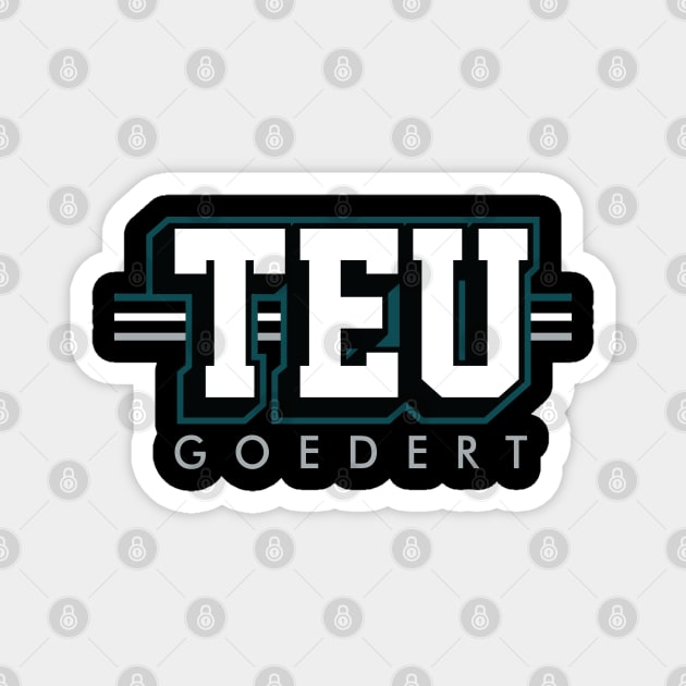Tight End University - TEU - Dallas Goedert - Philadelphia Eagles Magnet by nicklower