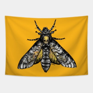 Acherontia atropos with graveyard wings Tapestry