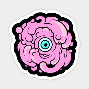 Eye Pink Hole Magnet