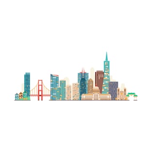 San Francisco skyline T-Shirt