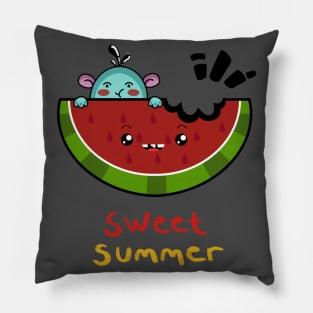 Sweet Summer Watermelon Pillow