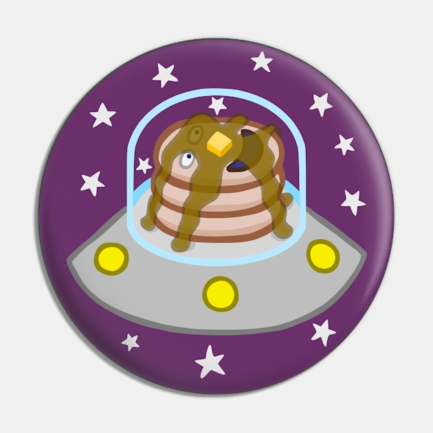 Pancake Alien Pin by Scroungin' 4 Catsup