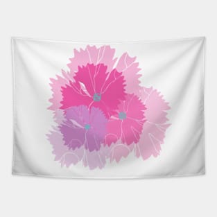 PARADISE PINK FLOWER Tapestry
