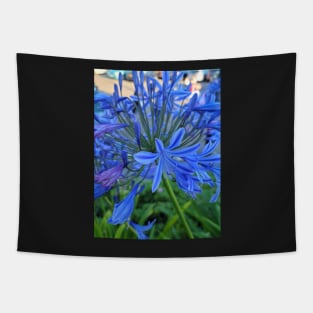 gift for birthday happy birthday beautiful blue flower Tapestry