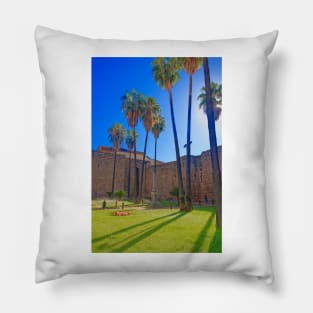 Alcazaba Wall, Merida Pillow