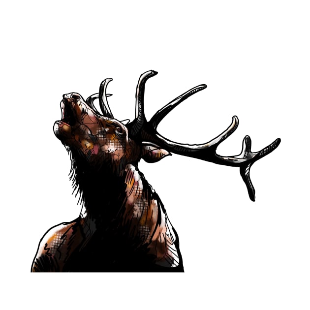 Stag Deer by JuicyCreations