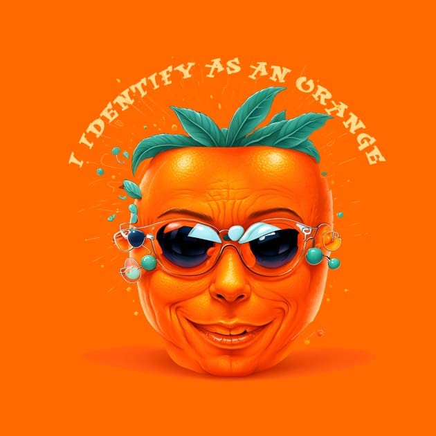 I Am Orange: Celebrating Unique Identity Proudly an Orange by AniMilan Design