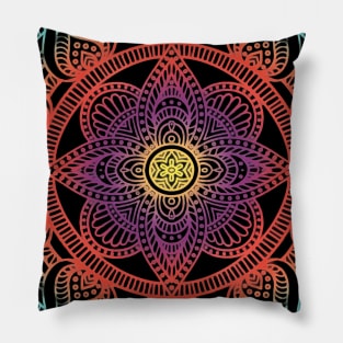 Starburst Mandala Pillow