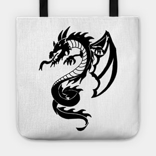 Dragon Tribal Tattoo Tote