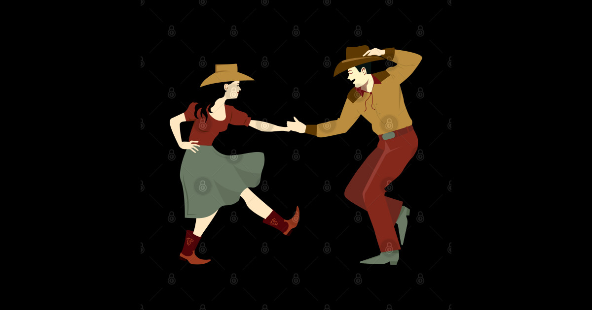 Country couple dancing Country Couple Dancing Posters and Art