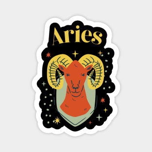 Aries Zodiac Star Sign Horoscope Astrology Magnet