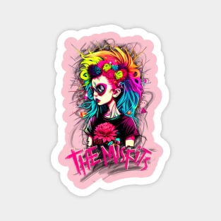 Punk Girl - The Misfits Magnet