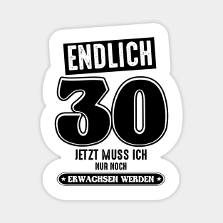 30 Geburtstag Lustig Magnets Teepublic