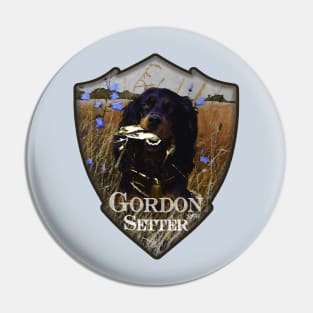 Setter Gordon , woodcock hunting Pin