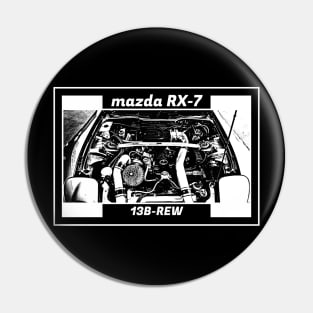 MAZDA RX-7 FD ENGINE (Black Version) Pin