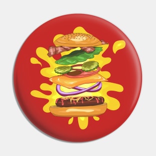 Bacon cheese burger for burger lovers Pin