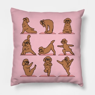 Goldendoodle Yoga Pillow