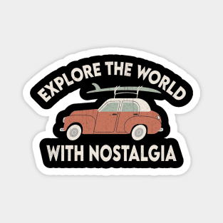 Explore the World with Nostalgia, classic designs Travel Magnet