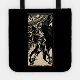 Death as a Jester, for dark clothing Tote