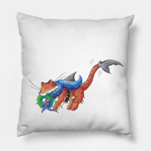 Tiger Shark Wreath Pillow