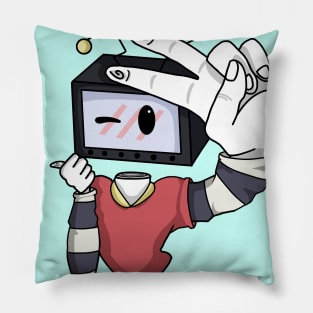 Glitch Here! Pillow