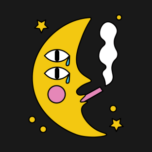 SMOKING MOON T-Shirt