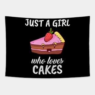 Just A Girl Who Loves Cakes Tapestry