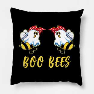 Funny Boo Bees Headband Halloween Costume Matching Couples Pillow