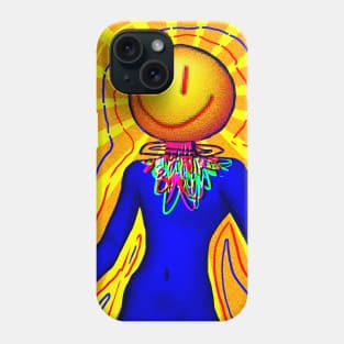 smiley head Phone Case