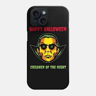 Happy Halloween Children of the Night Funny Vampire Design Phone Case