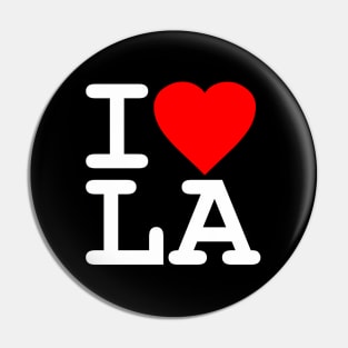 I Love La Los Angeles Pin