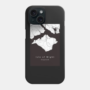 Isle of Wight England Island Map Phone Case