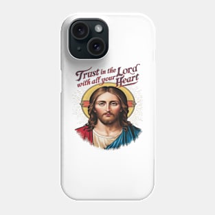 Divine Trust: Jesus Encouraging Faith Phone Case