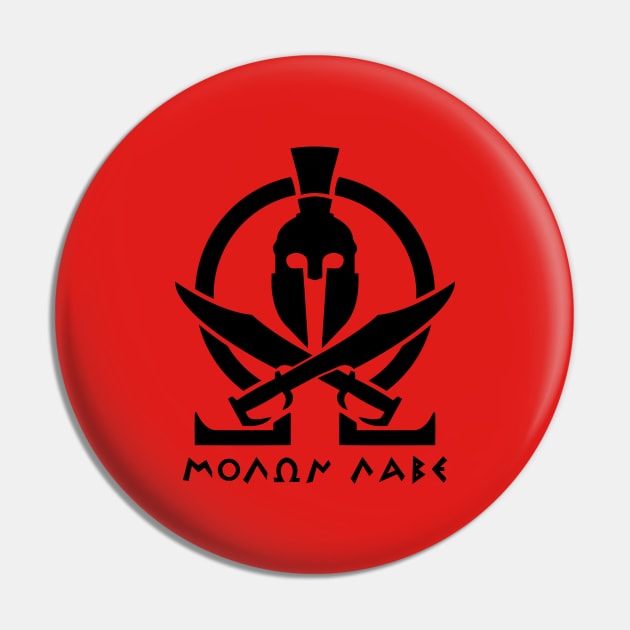 Mod.17 Molon Labe Greek Spartan Pin by parashop