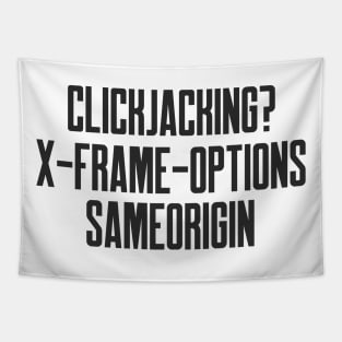 Secure Coding Clickjacking X-Frame-Options SAMEORIGIN Tapestry