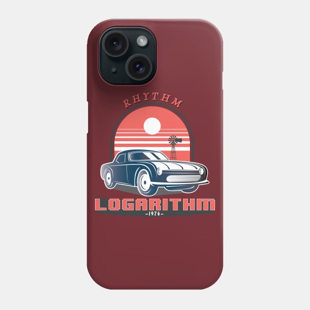 Rhythm Logarithm Route 66 Retro Car Phone Case by Persius Vagg