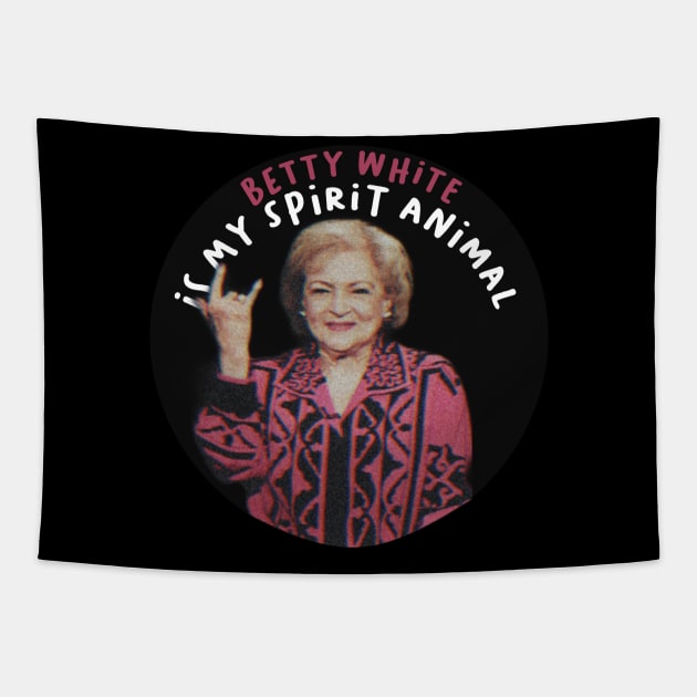 Betty White Tapestry by WPAP46