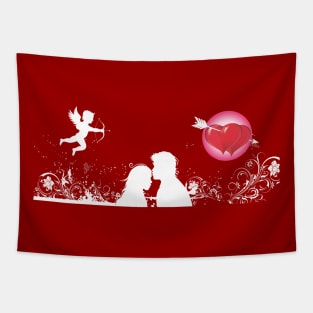 valentines day Tapestry