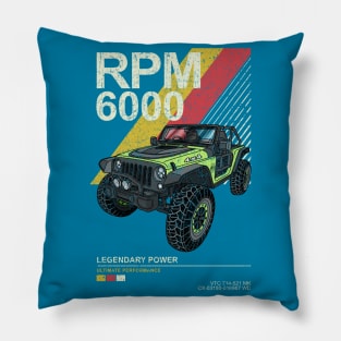 Jeep Wrangler Trailcat 4x4 Pillow