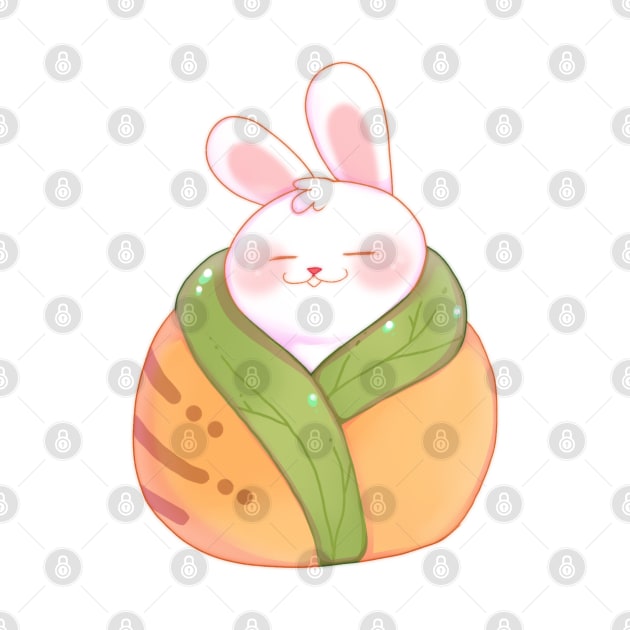 Bunny burrito by Itsacuteart