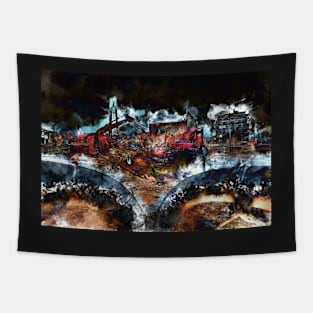 Steamy Nights Tapestry