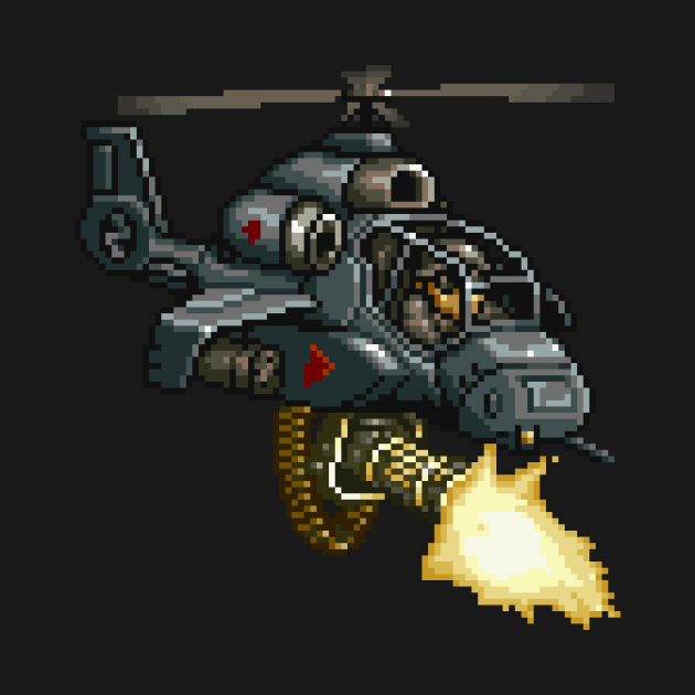 Metal Slug Helicopter by GraphicGibbon