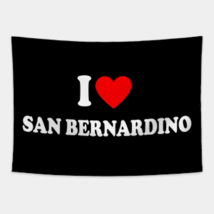 I Heart San Bernardino California Tapestry