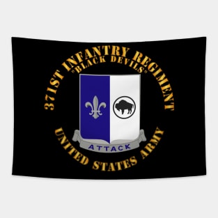 371st Infantry Regiment - DUI (V0) - Black Devils Tapestry